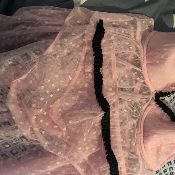 🎅🏻sheer pink and white teddy - Picture 2 of 7